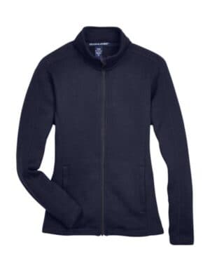 NAVY DG793W women's bristol full-zip sweater fleece jacket