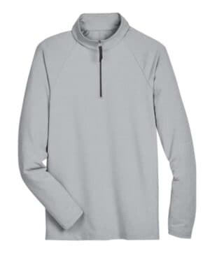 DG480 men's crownlux performance clubhouse micro-stripe quarter-zip pullover