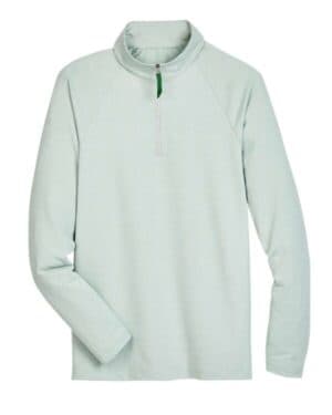DG480 men's crownlux performance clubhouse micro-stripe quarter-zip pullover