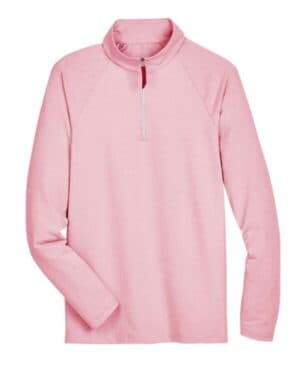 DG480 men's crownlux performance clubhouse micro-stripe quarter-zip pullover