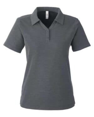 CARBON HEATHER Core365 CE112W women's fusion chromasoft pique polo