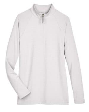 DG480W women's crownlux performanceclubhouse micro-stripe quarter-zip pullover