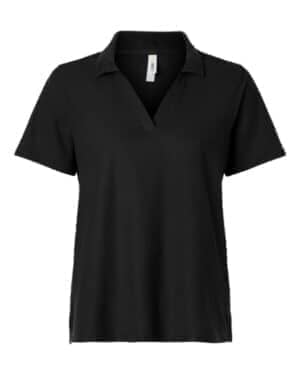 BLACK BLACK Core365 CE106W women's resolve cvc performance pique polo