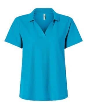 ELECTRIC BLUE ELECTRIC BLUE Core365 CE106W women's resolve cvc performance pique polo