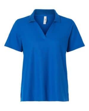 TRUE ROYAL Core365 CE106W women's resolve cvc performance pique polo