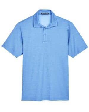 OCEAN BLUE HEATHER DG22 men's crownlux performance address mlange polo