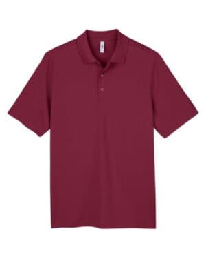 BURGUNDY Core365 CE104 men's market snag protect mesh polo