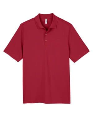 CLASSIC RED Core365 CE104 men's market snag protect mesh polo