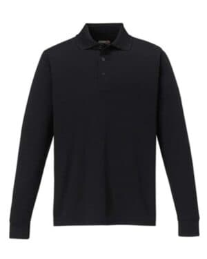 BLACK 88192 men's pinnacle performance long sleeve piqu polo