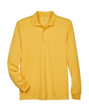 CAMPUS GOLD 88192 men's pinnacle performance long sleeve piqu polo