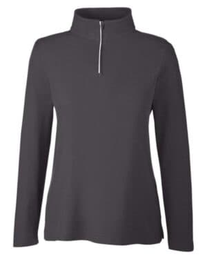 CARBON CE405W women's fusion chromasoft pique quarter-zip pullover