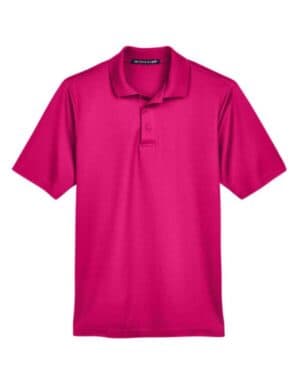 CROWN RASPBERRY Devon & jones DG20 men's crownlux performance plaited polo