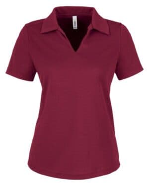 Core365 CE104W women's market snag protect mesh polo