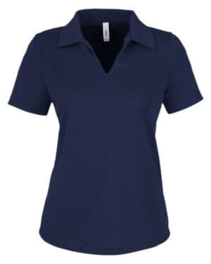 CLASSIC NAVY Core365 CE104W women's market snag protect mesh polo