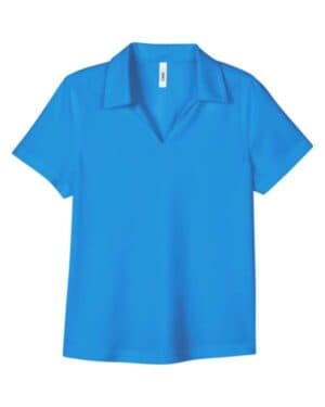 ELECTRIC BLUE Core365 CE104W women's market snag protect mesh polo