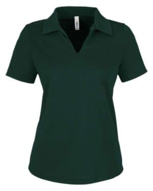 Core365 CE104W women's market snag protect mesh polo
