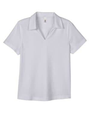 PLATINUM Core365 CE104W women's market snag protect mesh polo