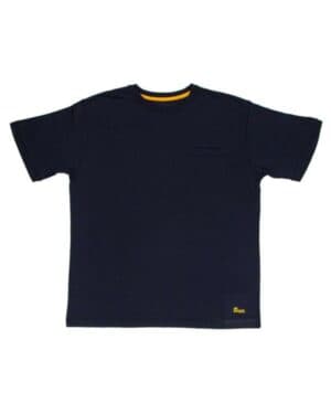 NAVY Berne apparel BSM38 lightweight performance pocket t-shirt