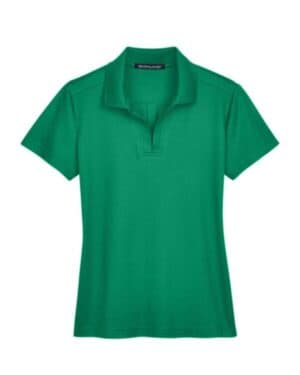 KELLY GREEN Devon & jones DG20W women's crownlux performanceplaited polo