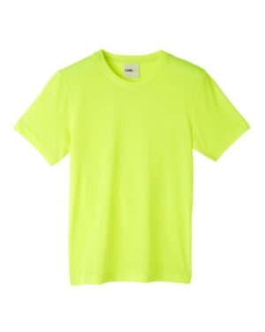 SAFETY YELLOW CE111Y youth fusion chromasoft performance t-shirt