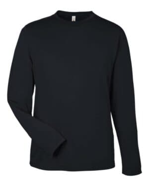 BLACK CE10L unisex capital long sleeve performance t-shirt