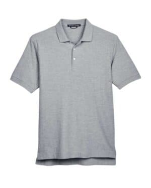 GREY HEATHER Devon & jones D100 men's pima piqu polo