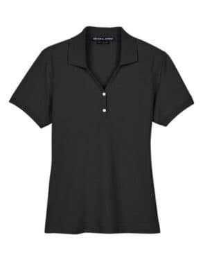 BLACK Devon & jones D100W women's pima piqu polo