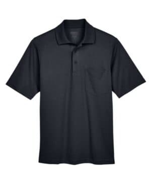 BLACK 88181P men's origin performance piqu polo with pocket
