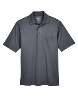 CARBON 88181P men's origin performance piqu polo with pocket
