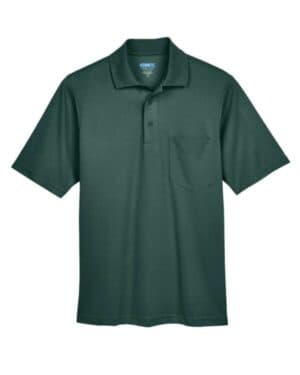 FOREST 88181P men's origin performance piqu polo with pocket