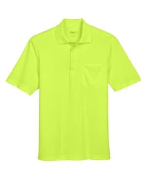 SAFETY YELLOW 88181P men's origin performance piqu polo with pocket