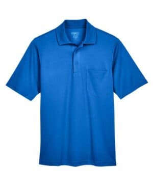 TRUE ROYAL 88181P men's origin performance piqu polo with pocket