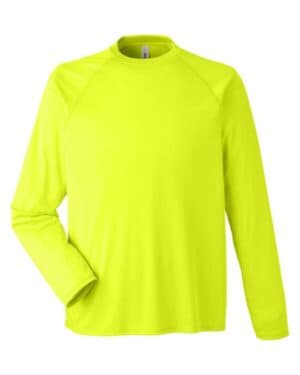 SAFETY YELLOW CE110 unisex ultra uvp marina raglan long sleeve t-shirt