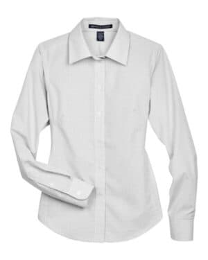 SILVER D640W women's crown collection gingham check woven dress shirt