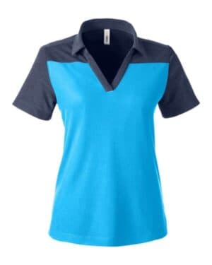 CE112CW women's fusion chromasoft colorblock polo