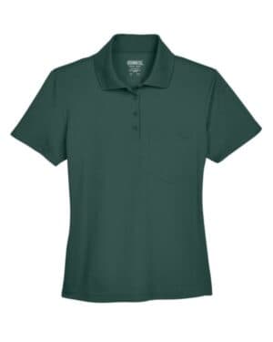 FOREST 78181P women's origin performance piqu polo with pocket