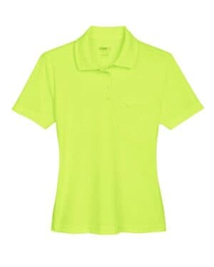 SAFETY YELLOW 78181P women's origin performance piqu polo with pocket