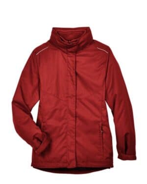 CLASSIC RED Core365 78205 women's 3-in-1 jacket with fleece liner