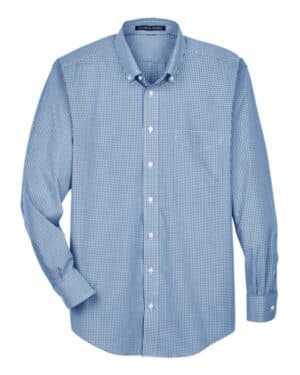 FRENCH BLUE D640 men's crown collection gingham check woven dress shirt