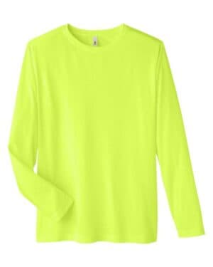 SAFETY YELLOW CE111L unisex fusion chromasoft performance long sleeve t-shirt