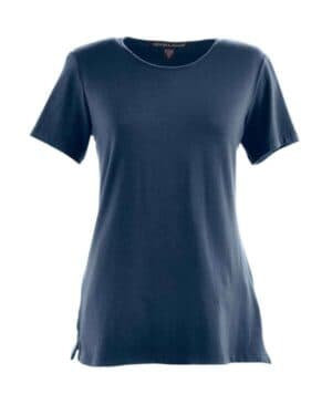 NAVY Devon & jones DP182W women's perfect fit shell t-shirt