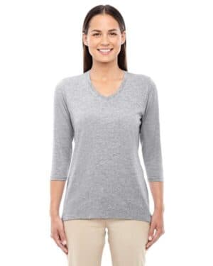 DP184W women's perfect fit bracelet-length v-neck top