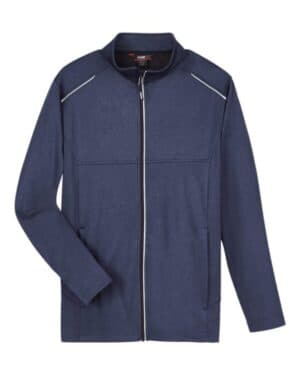 CLASSIC NAVY HEATHER CE708 men's techno lite three-layer knit tech-shell