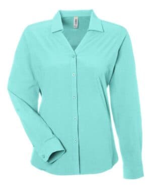 SEA GLASS CE510LW women's ultra uvp long sleeve marina shirt