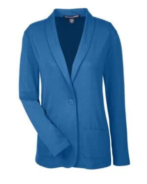 FRENCH BLUE Devon & jones DP462W women's perfect fit shawl collar cardigan