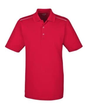 CLASSIC RED 88181R men's radiant performance piqu polo withreflective piping