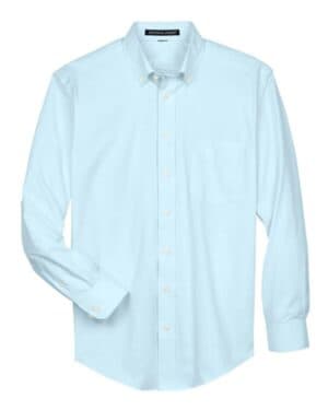 CRYSTAL BLUE D630 men's crown collection oxford woven dress shirt