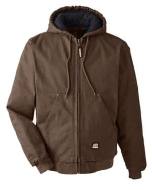 Berne apparel HJ375 heartland washed cotton duck hooded jacket