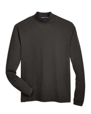 BLACK Devon & jones D420 unisex sueded jersey mock neck t-shirt