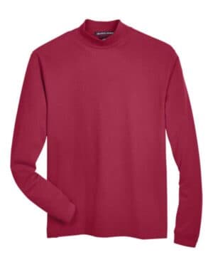 Devon & jones D420 unisex sueded jersey mock neck t-shirt